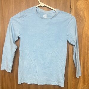 Wonder Nation Sky Blue Long Sleeve Men's Tee